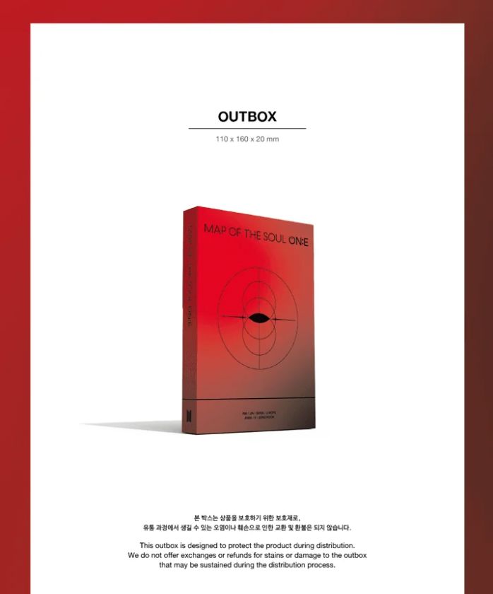 BTS SUGA [ Map of the Soul ON:E DVD Official Photocard ] ONE