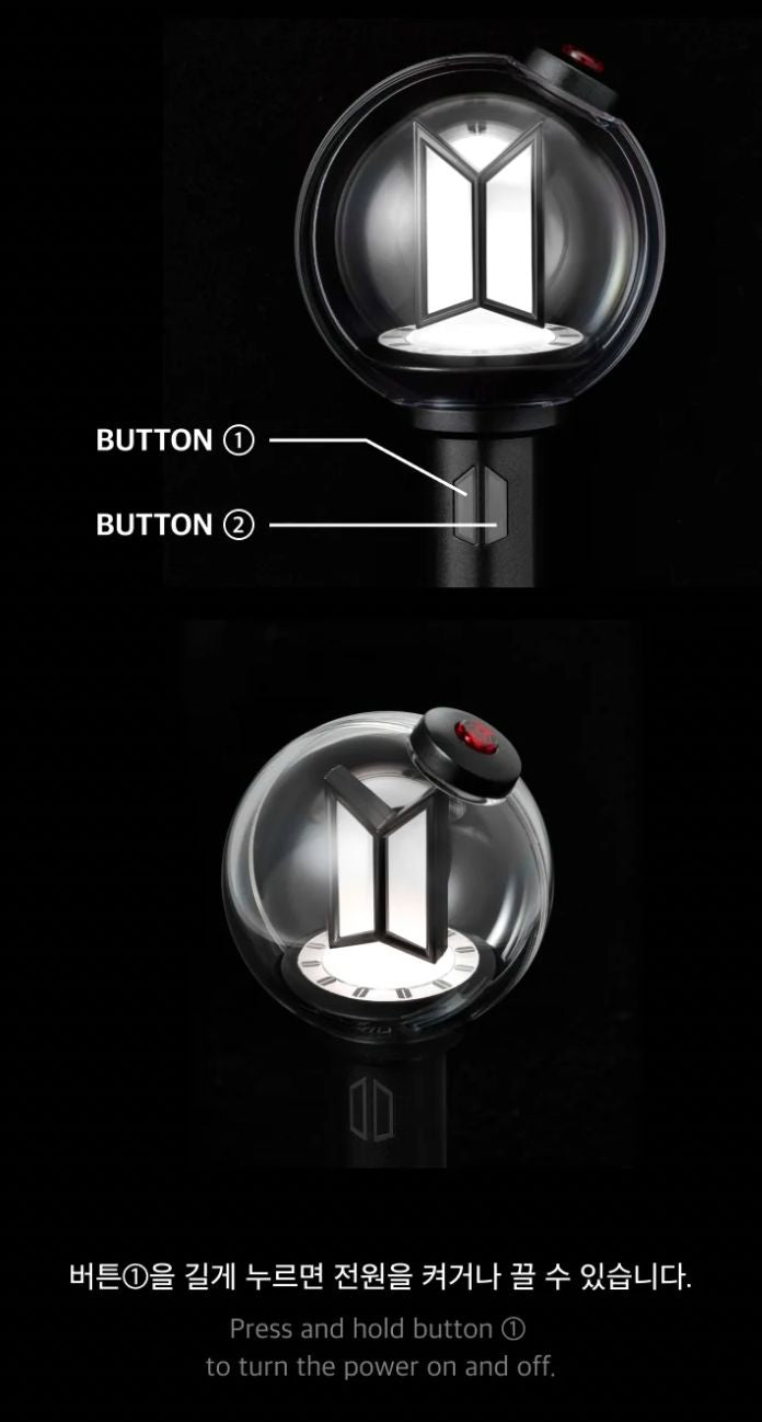 BTS - OFFICIAL LIGHT STICK VER.4 KEYRING Nolae