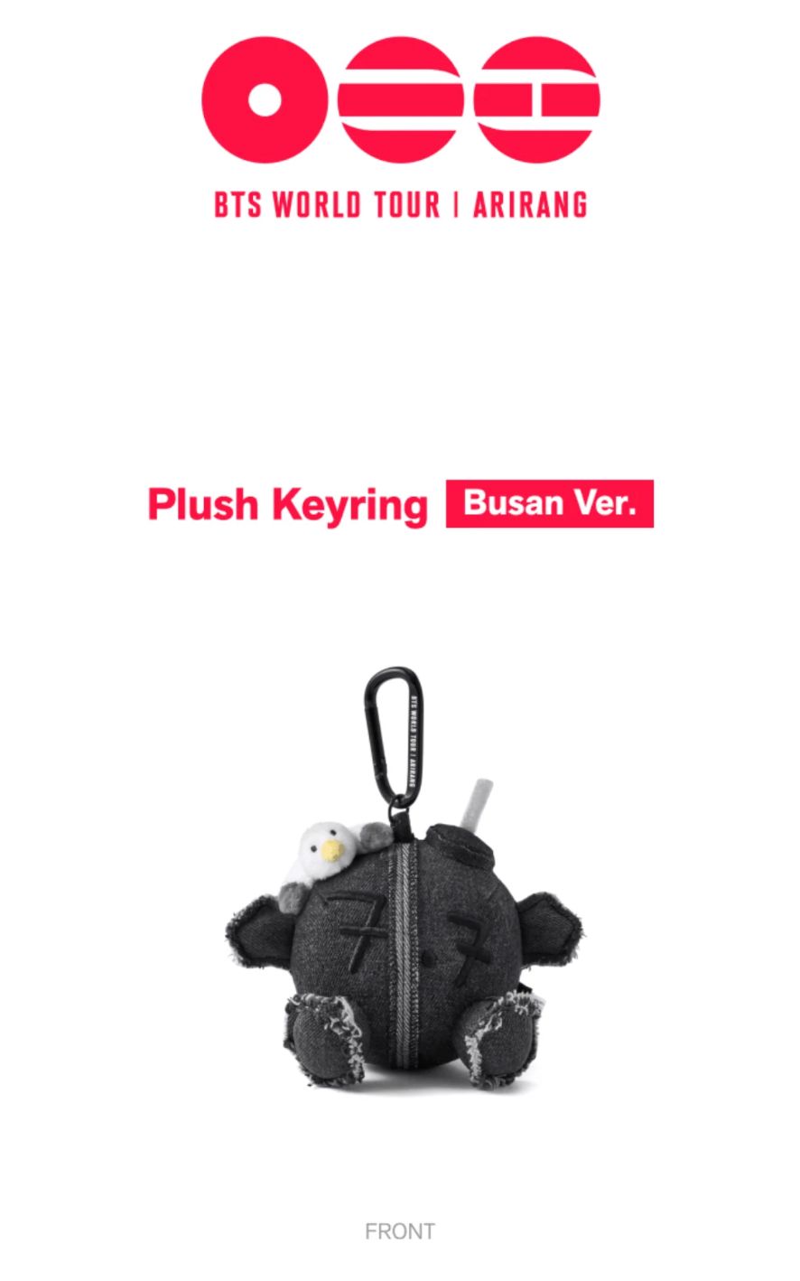 BTS - PLUSH KEYRING & MAGNET (WORLD TOUR 'ARIRANG' OFFICIAL MD)