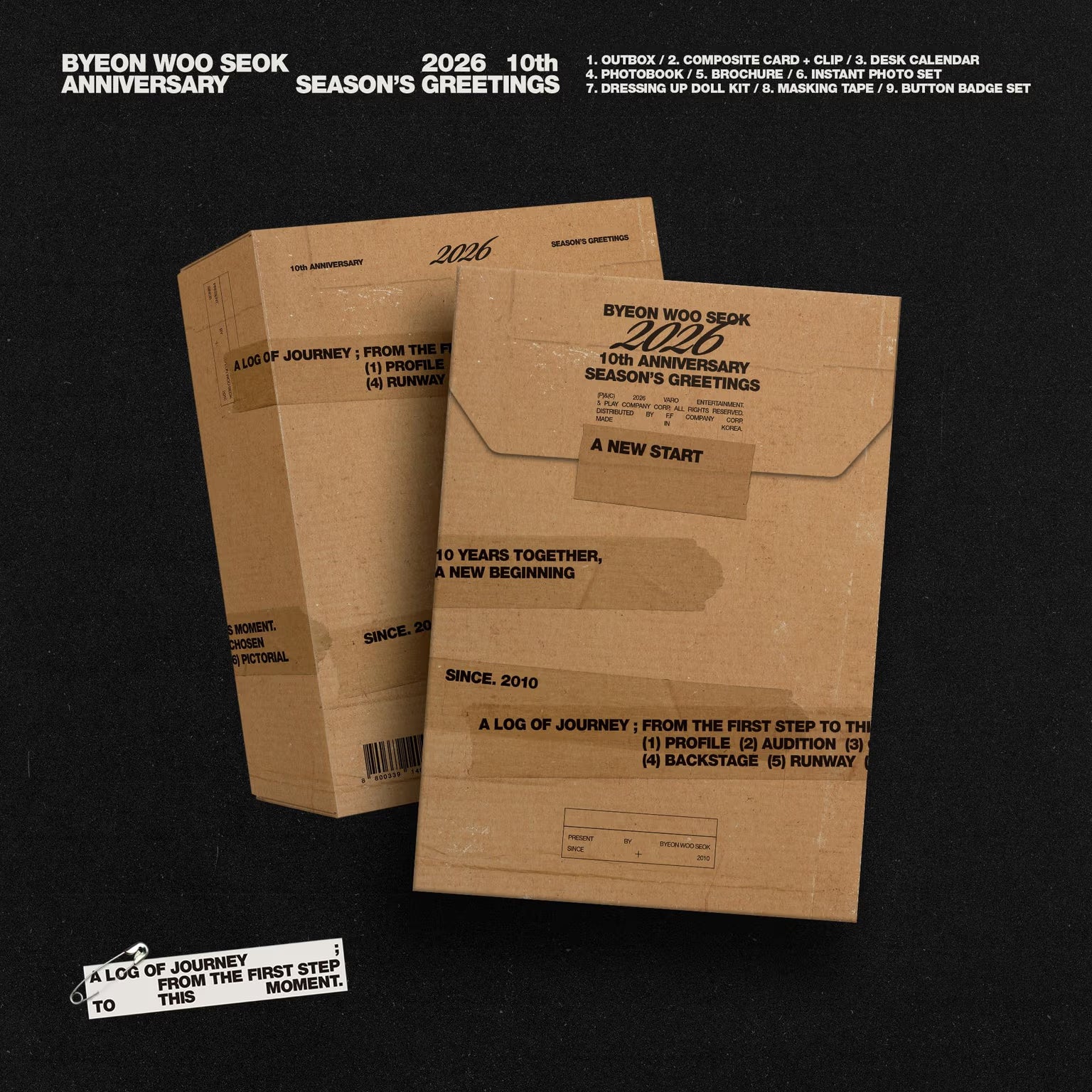 BYEON WOO SEOK - 2026 10TH ANNIVERSARY SEASON'S GREETINGS Nolae