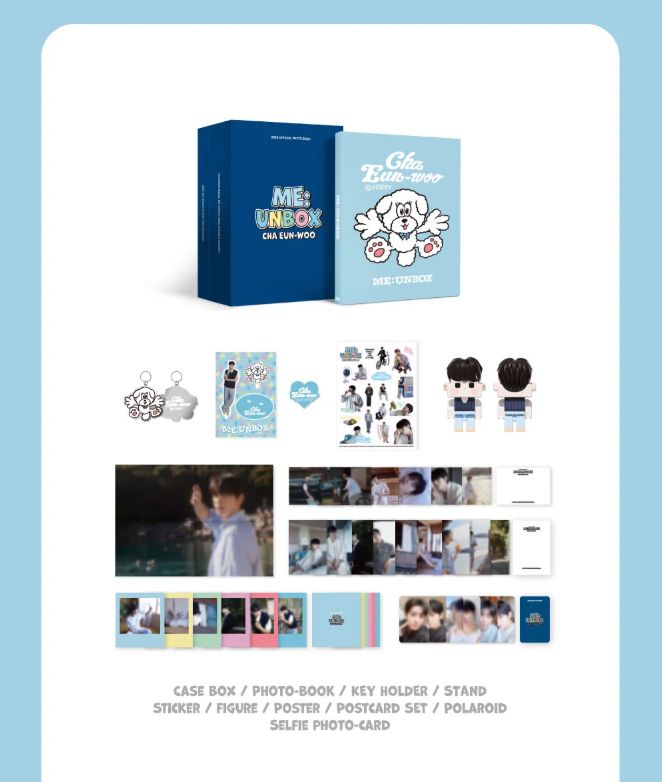 アイドル CHA EUN-WOO PHOTO BOOK [ME : UNBOX] 2025 Official Photo Book with VERDY | CHA EUN-WOO ME:UNBOX