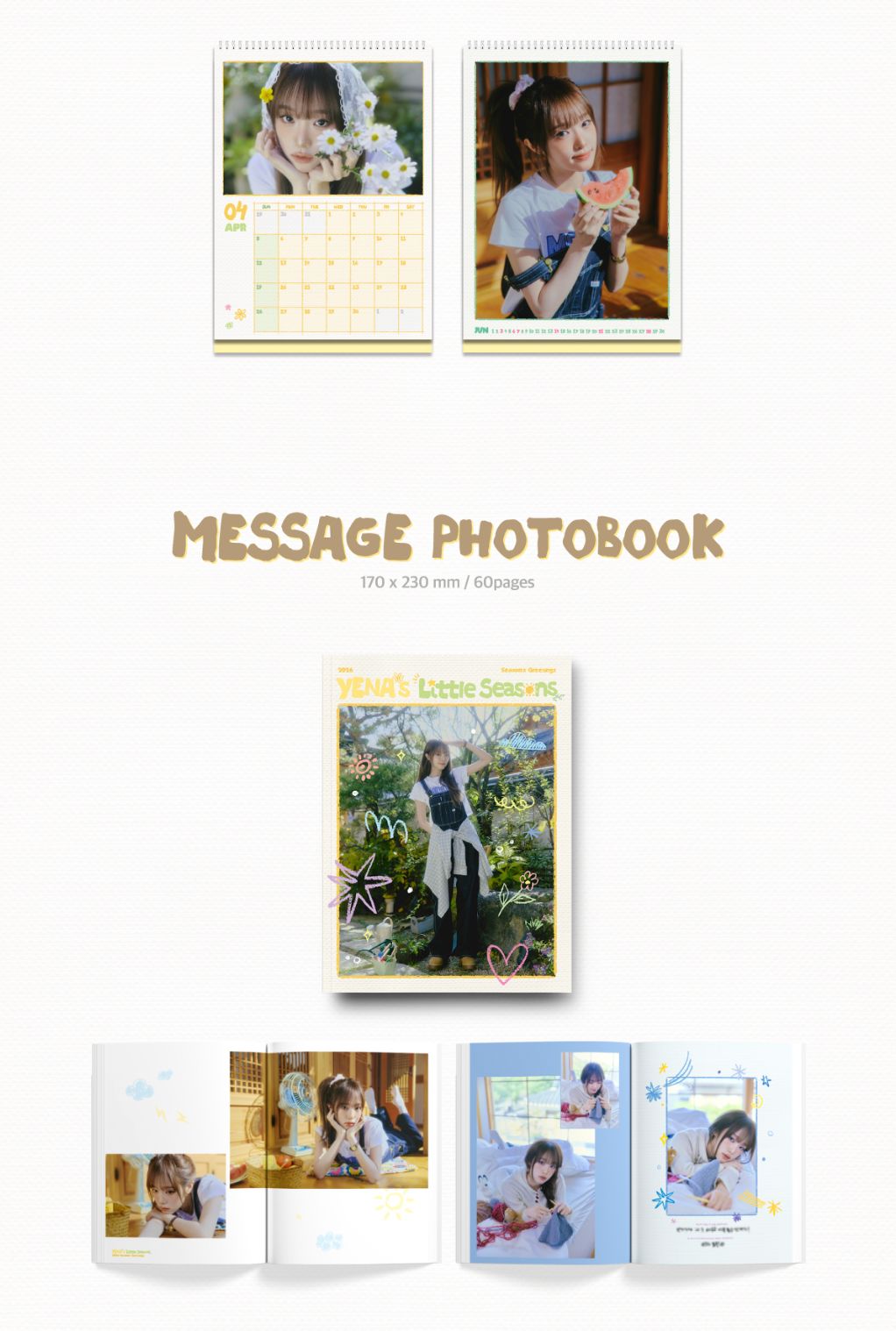 CHOI YENA - 2026 SEASON'S GREETINGS (YENA’S LITTLE SEASONS) + Extra Photocard Nolae