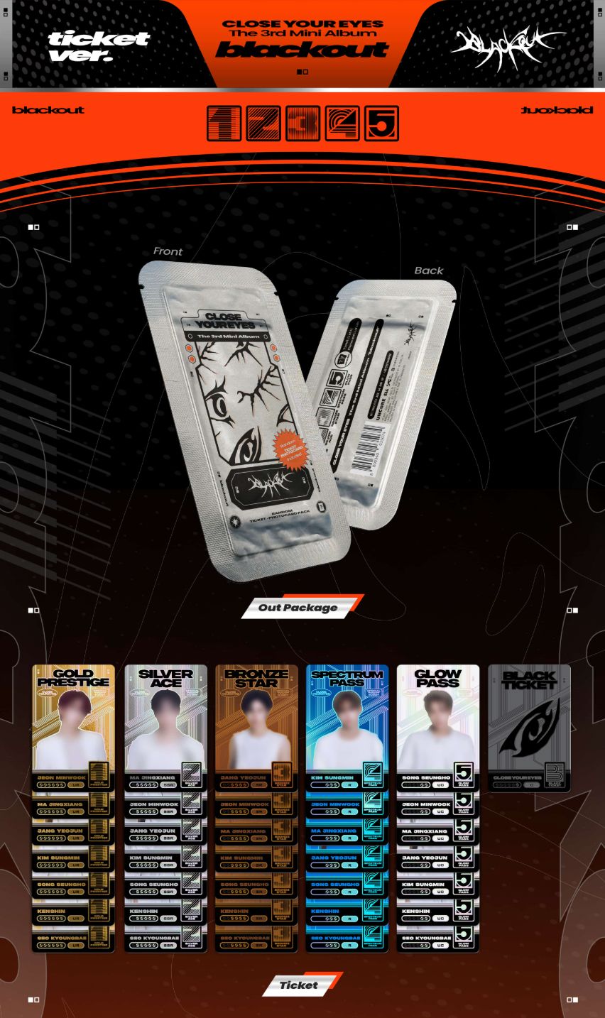 CLOSE YOUR EYES - BLACKOUT (EVER MUSIC ALBUM) Nolae