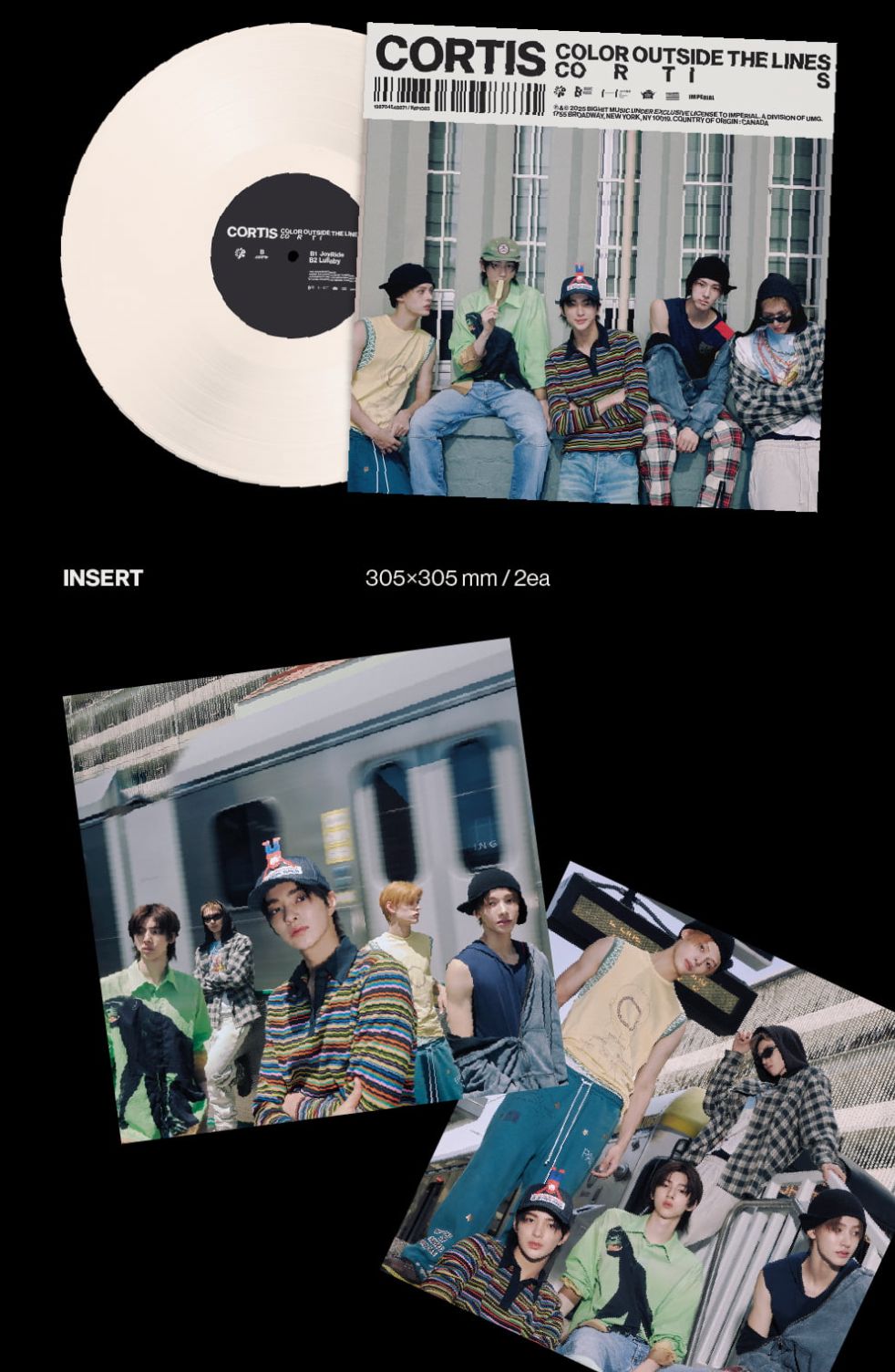 cortis　トレカ　未開封27　color outside the lines COLOR OUTSIDE THE LINES (Vinyl) - CORTIS OFFICIAL STORE