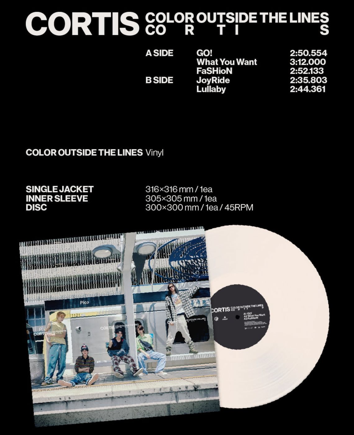 CORTIS - COLOR OUTSIDE THE LINES (VINYL) Nolae