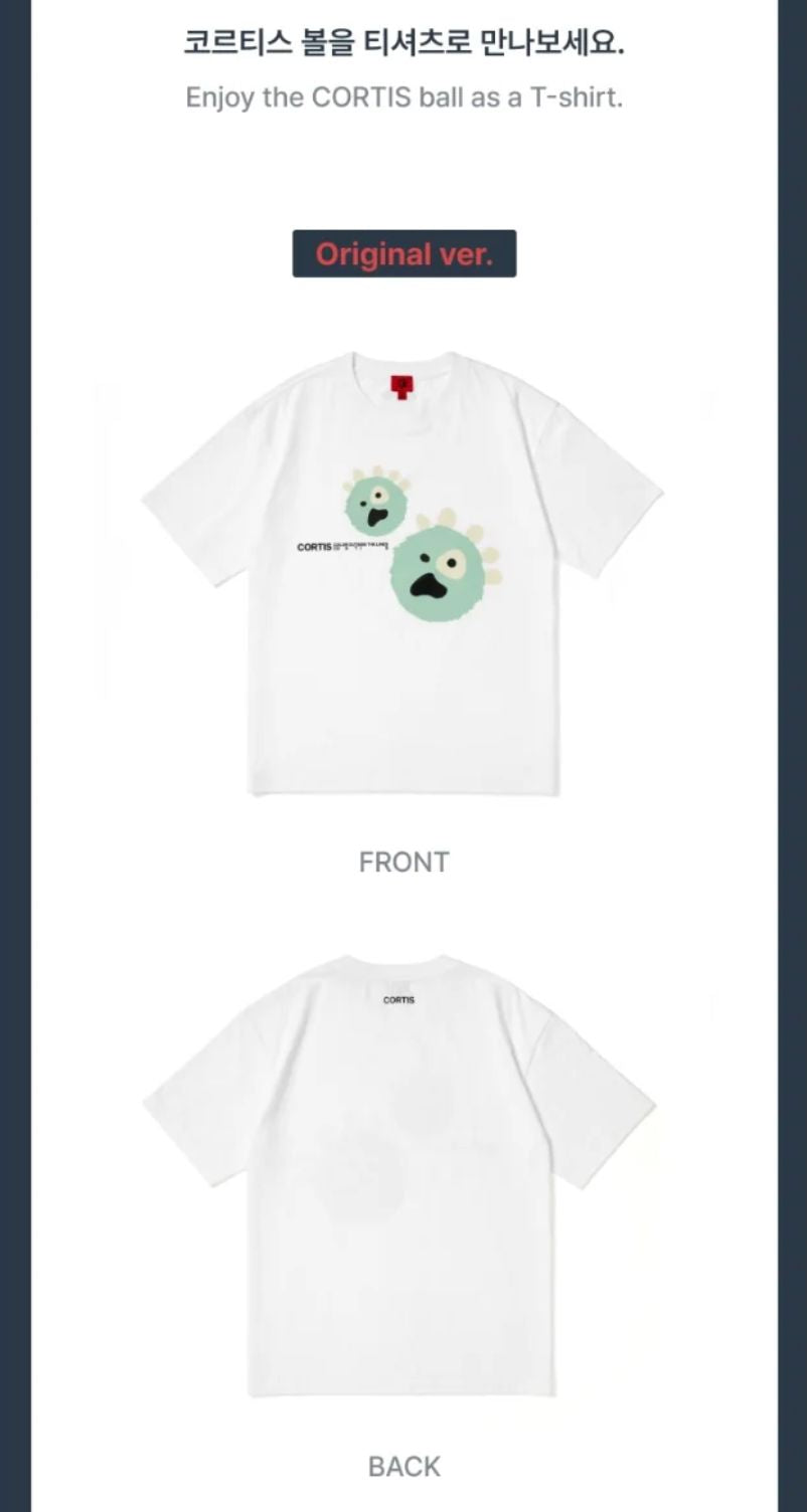 CORTIS - CORTIS BALL T-SHIRT ('26 CORTIS TOUR : PUT YOUR PHONE DOWN MD