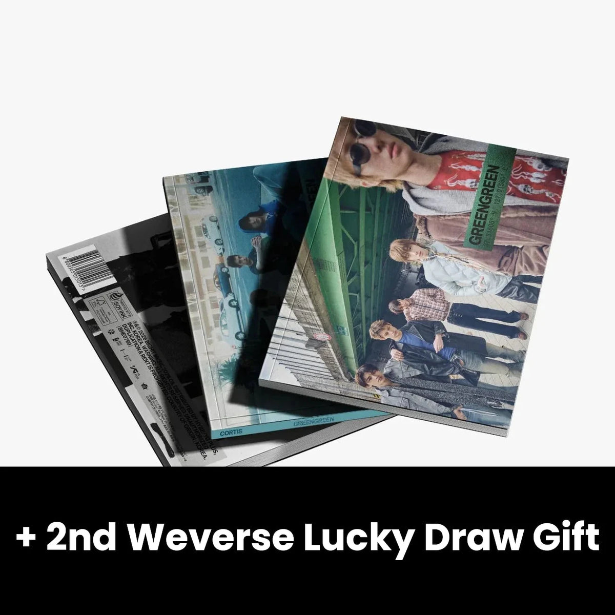 CORTIS - GREENGREEN + 2nd Weverse Lucky Draw Gift