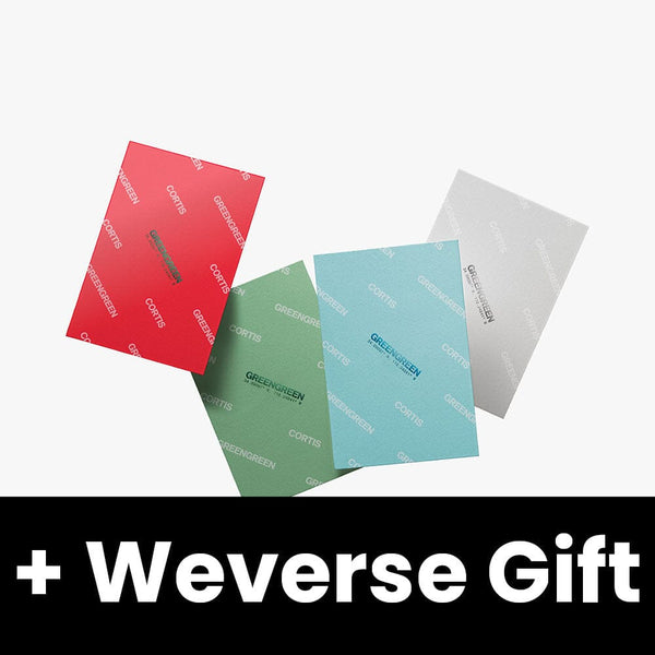 CORTIS - GREENGREEN (WEVERSE ALBUMS VER.) SET + Weverse Gift