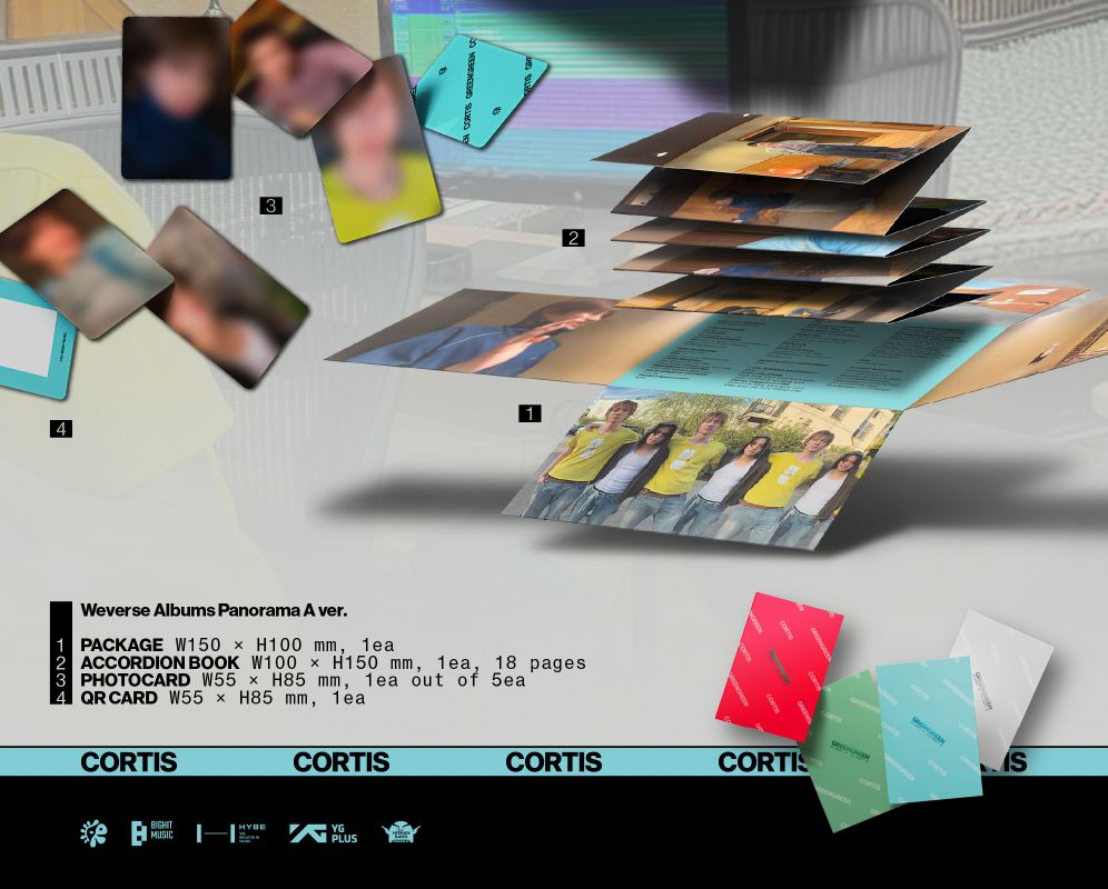 CORTIS - GREENGREEN (WEVERSE ALBUMS VER.) SET + Weverse Gift