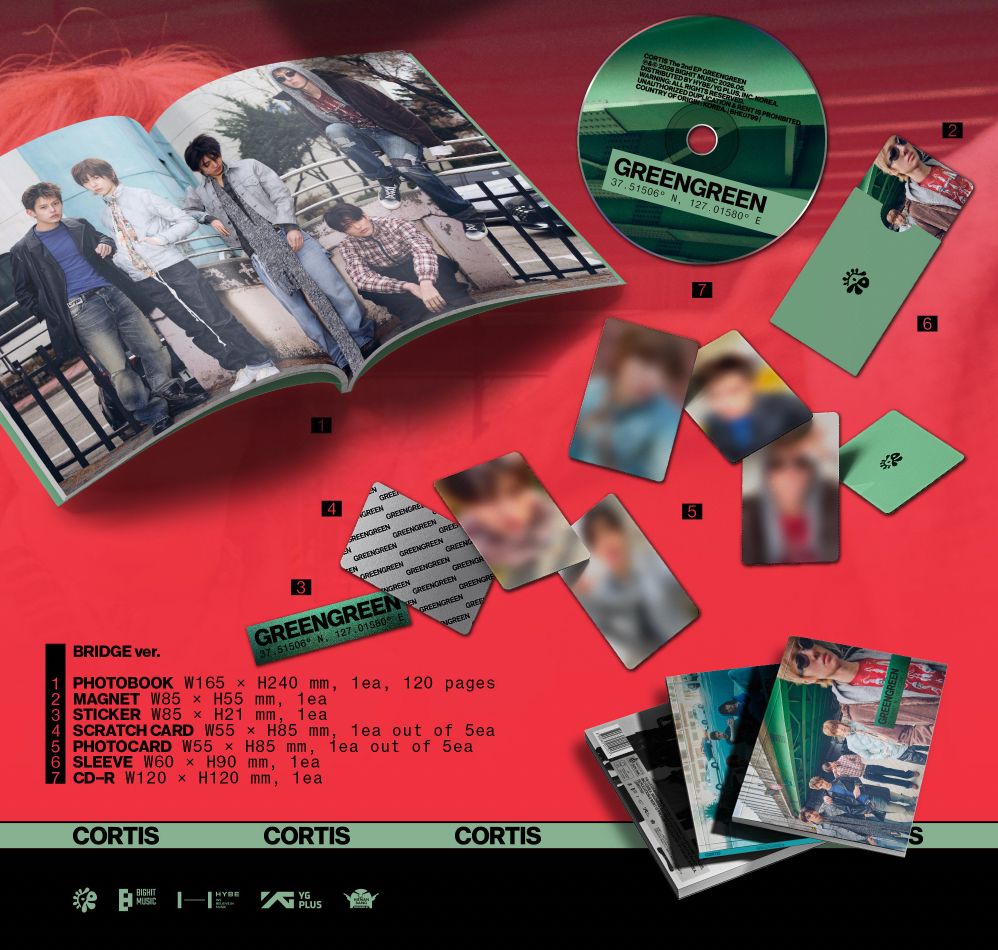 CORTIS - GREENGREEN + 2nd Weverse Lucky Draw Gift