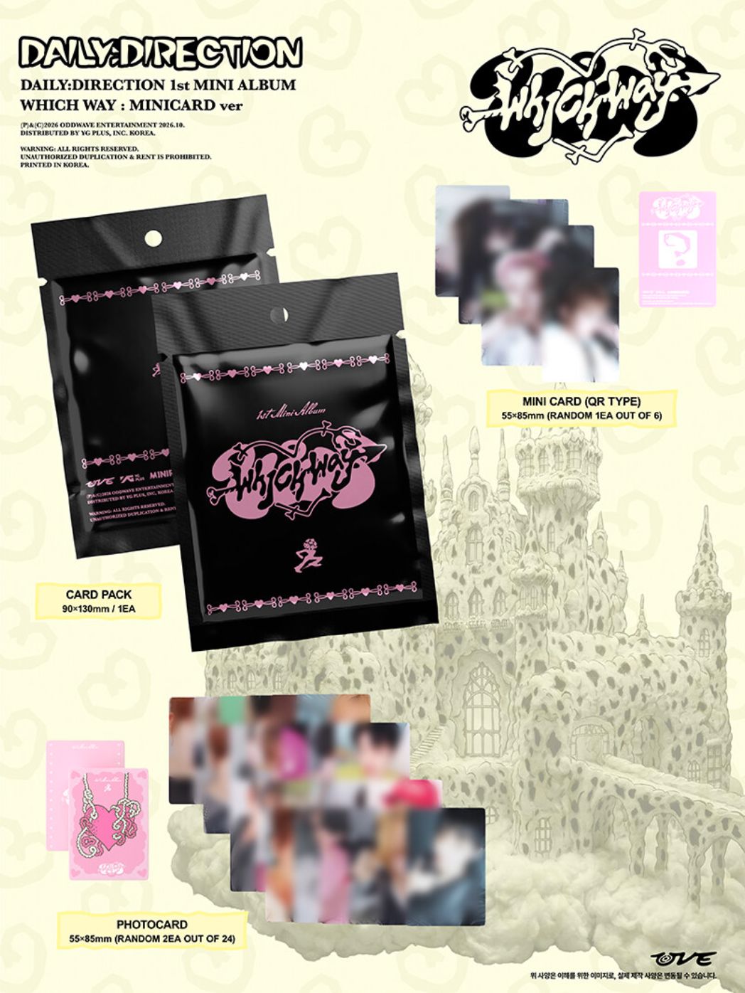 DAILY:DIRECTION - WHICH WAY (MINICARD VER.) Nolae