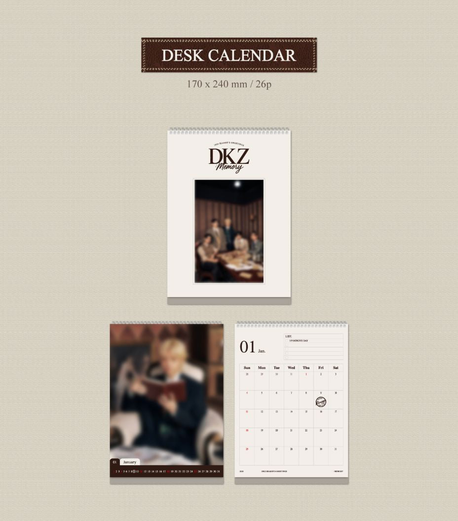 DKZ - 2026 SEASON'S GREETINGS (DKZ : MEMORY) + Extra Photocard