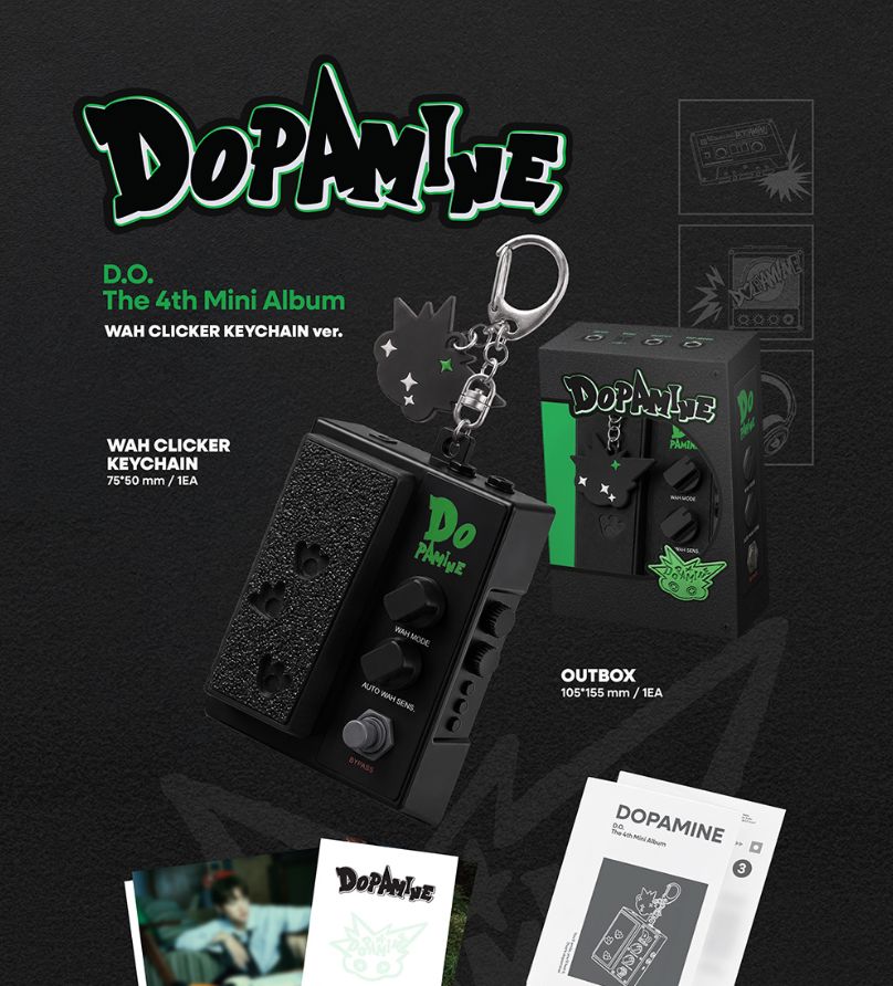 D.O. (EXO) - DOPAMINE (WAH CLICKER KEYCHAIN VER.) (LIMITED EDITION) Nolae