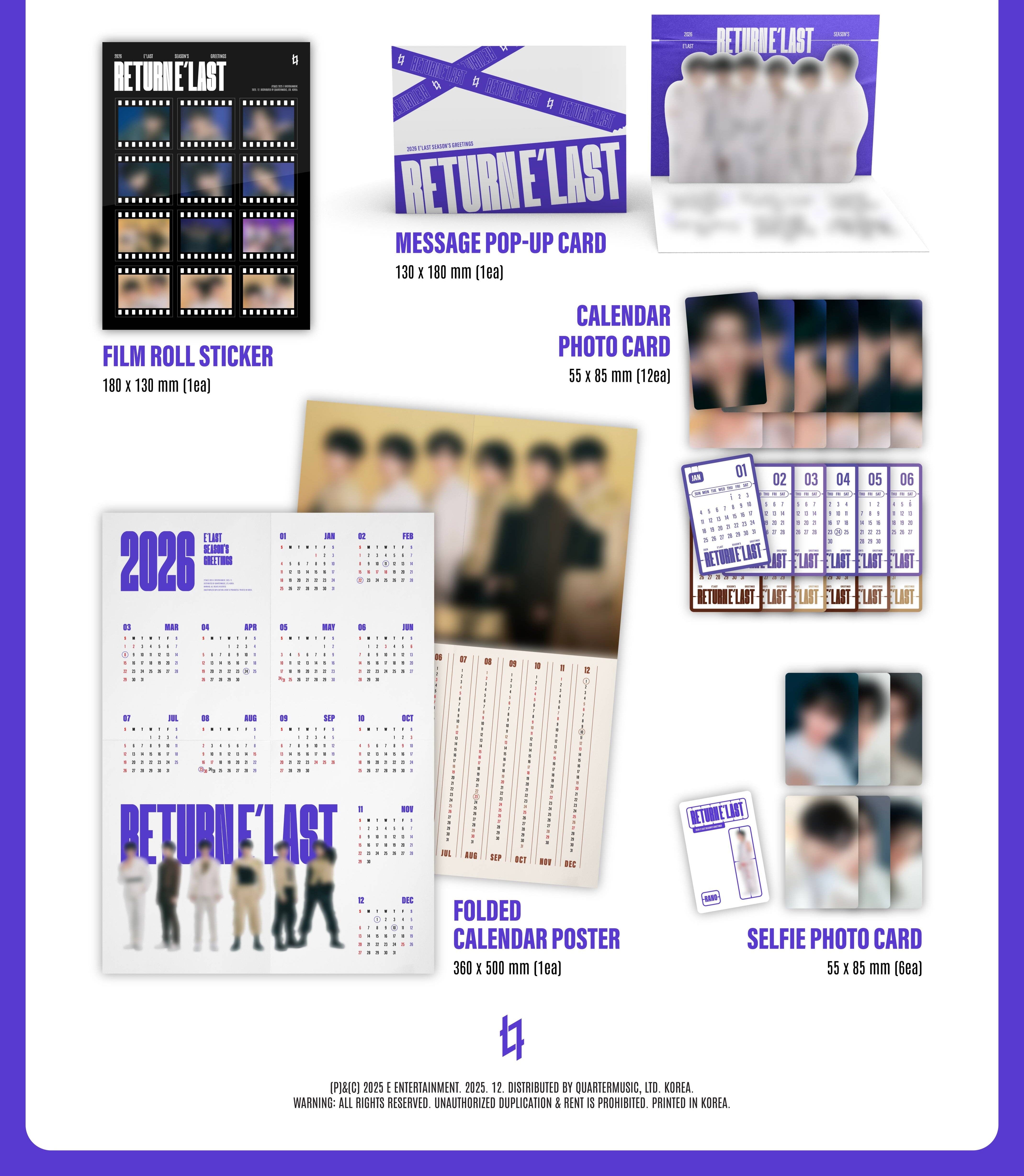 E'LAST - 2026 SEASON'S GREETINGS Nolae