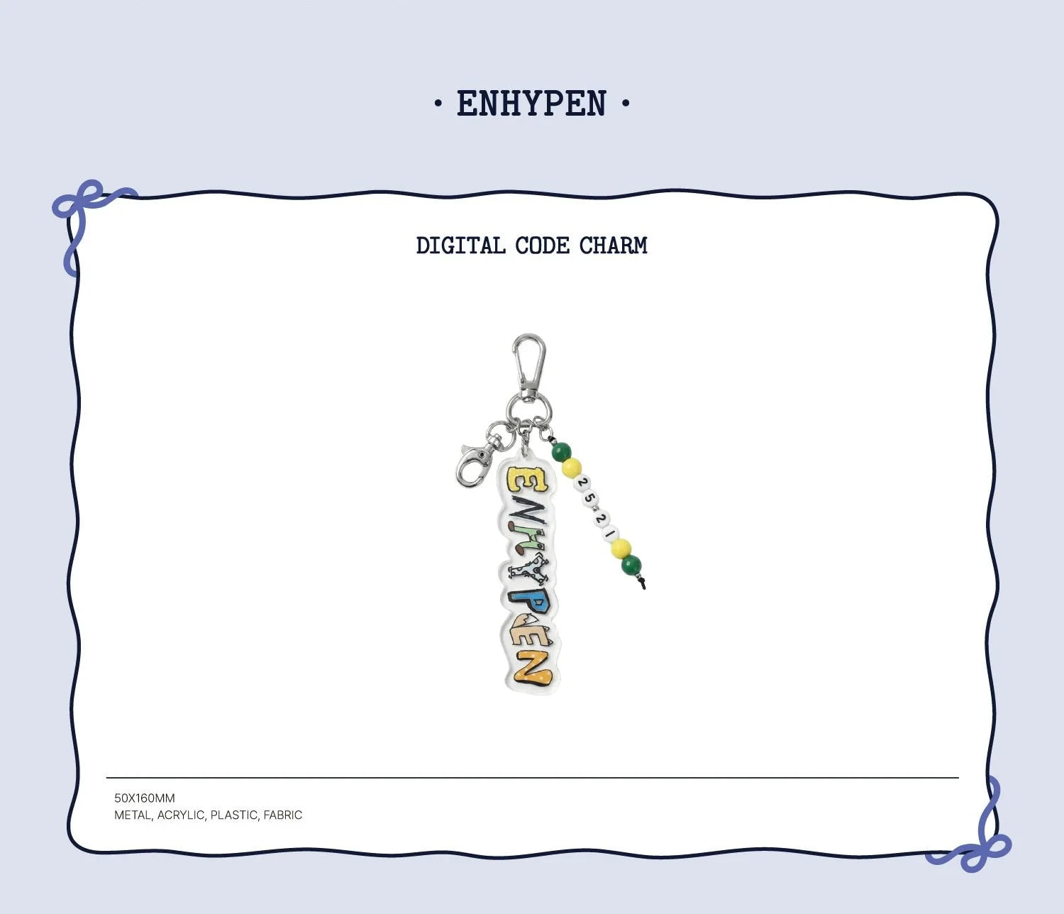 ENHYPEN - DIGITAL CODE CHARM (HOLIDAY HOUSE HYBE 2026 SEASON'S GREETIN