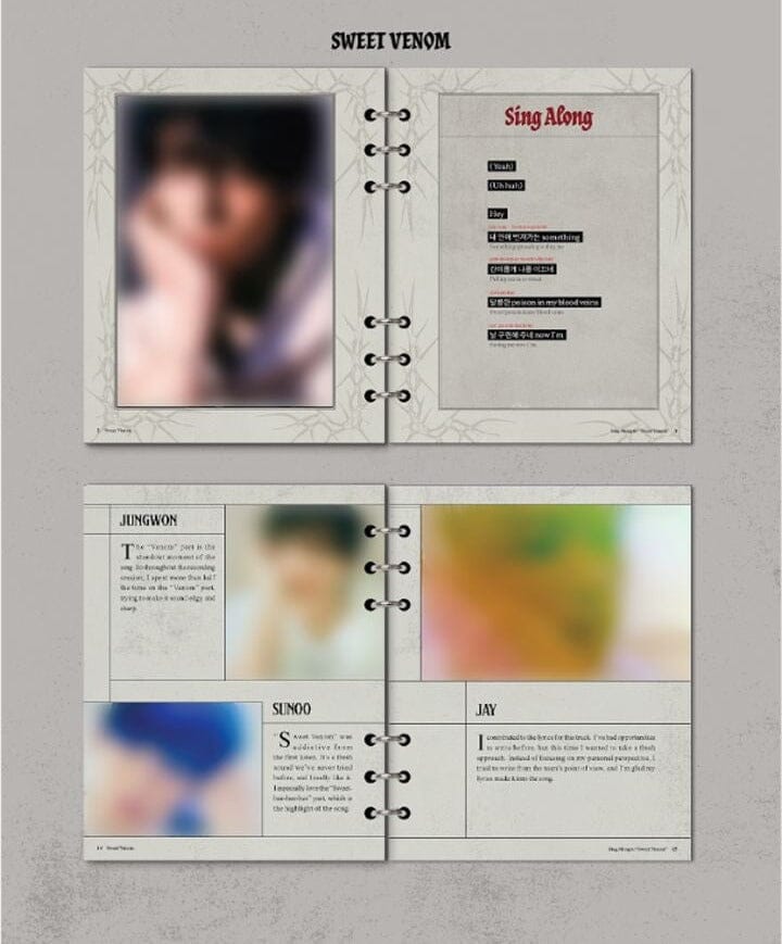 ENHYPEN - LYRICS GUIDE BINDER BOOK Nolae