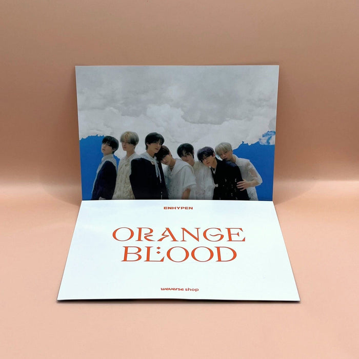 ENHYPEN ORANGE BLOOD (5TH MINI ALBUM) - POB Weverse Gift Postcard Nolae