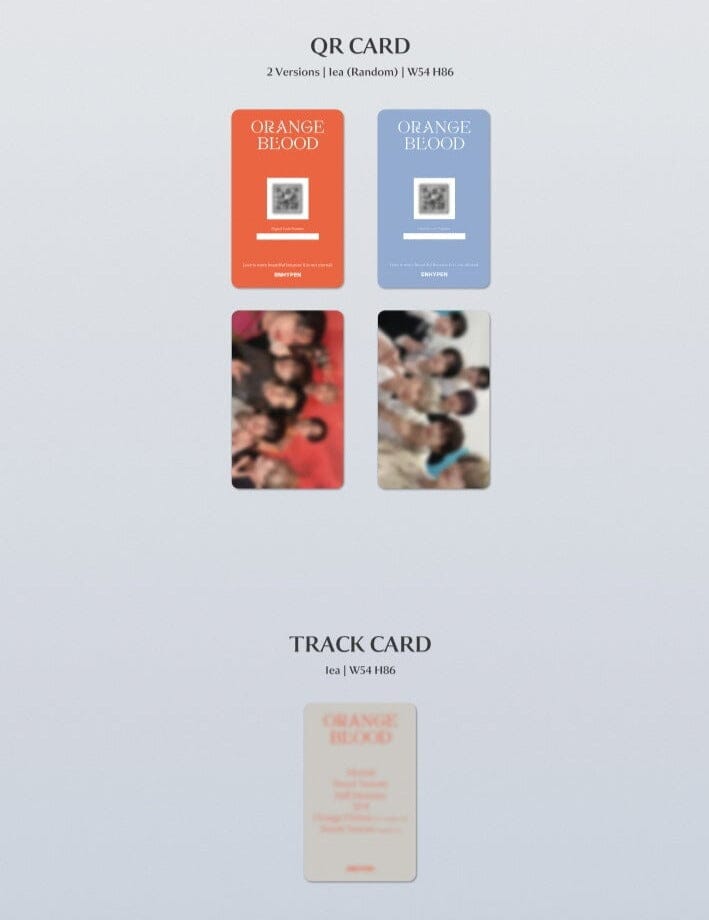 ENHYPEN - ORANGE BLOOD (WEVERSE ALBUMS VER.) + Weverse Gift Nolae