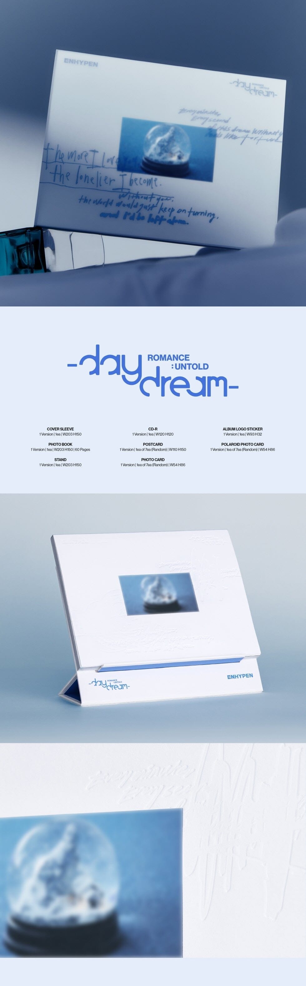 ENHYPEN - ROMANCE : UNTOLD - DAYDREAM (JAPAN EDITION) + Apple Music Ph