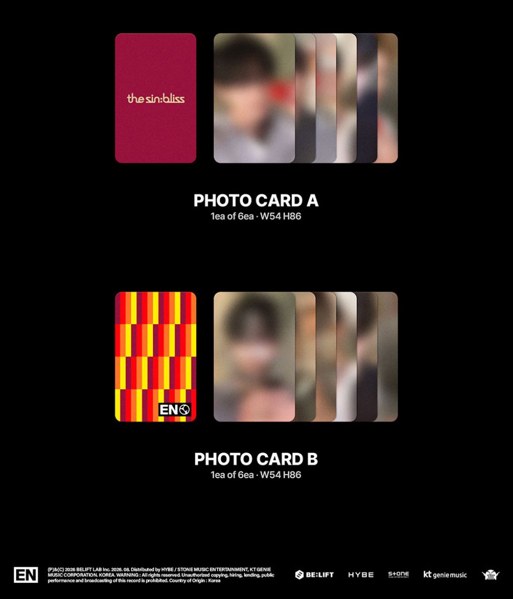 ENHYPEN - THE SIN: BLISS + Apple Music Gift Nolae