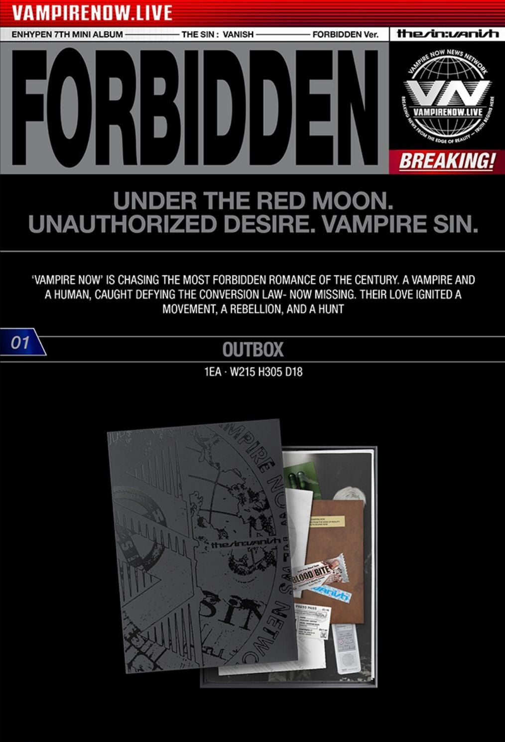ENHYPEN - THE SIN: VANISH + APPLE MUSIC GIFT Nolae