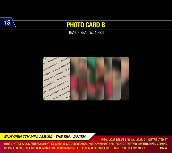ENHYPEN - THE SIN: VANISH + Musicplant Gift