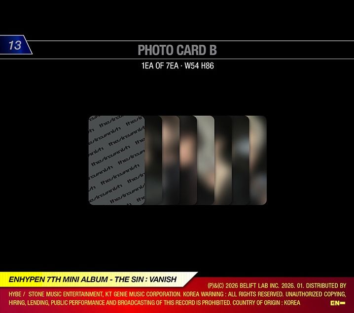 ENHYPEN - THE SIN: VANISH Nolae