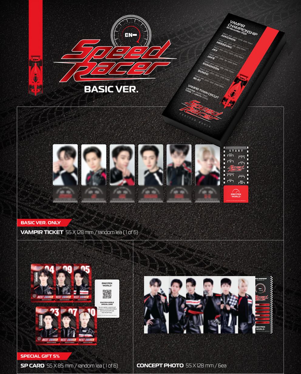 ENHYPEN - WORLD COUPON CARD COLLECTION (SPEED RACER VER.) Nolae