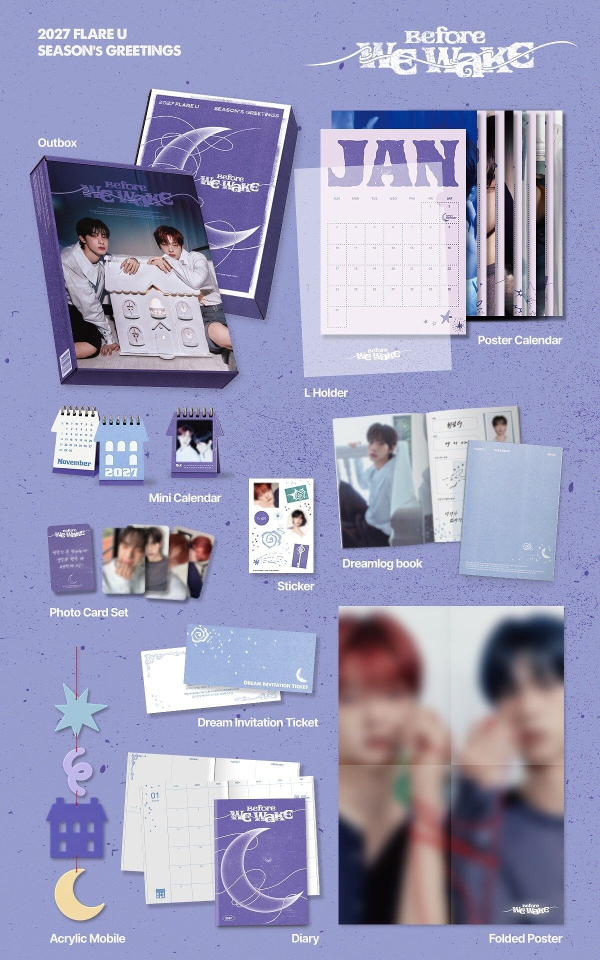 FLARE U - 2027 SEASON'S GREETINGS (BEFORE WE WAKE) Nolae