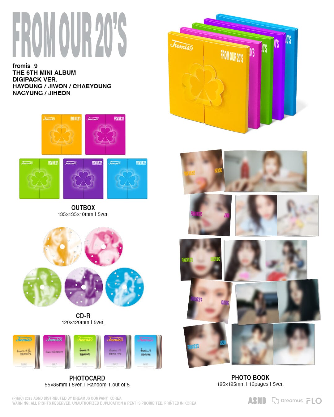 fromis_9 From Our 20s アルバム　FROM ZINE 未開封 fromis_9 - From Our 20's [From Zine Ver.] – Kpop Exchange