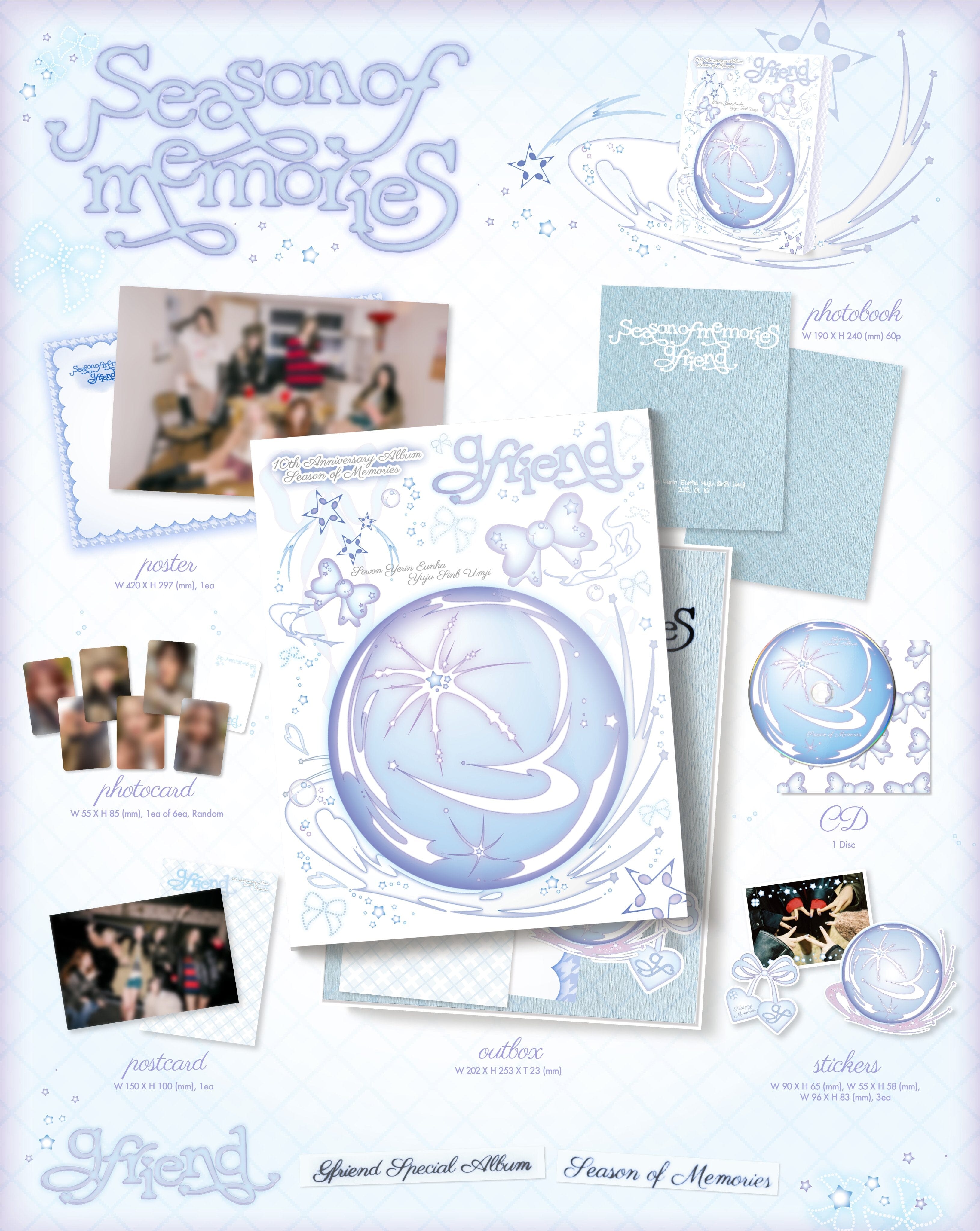 GFRIEND - SEASON OF MEMORIES (SPECIAL ALBUM) + Weverse Gift Nolae