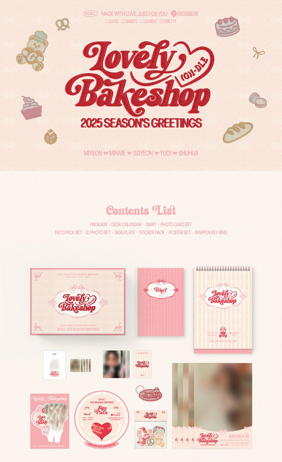 (G)I-DLE - 2025 SEASON’S GREETINGS (LOVELY BAKESHOP) Nolae