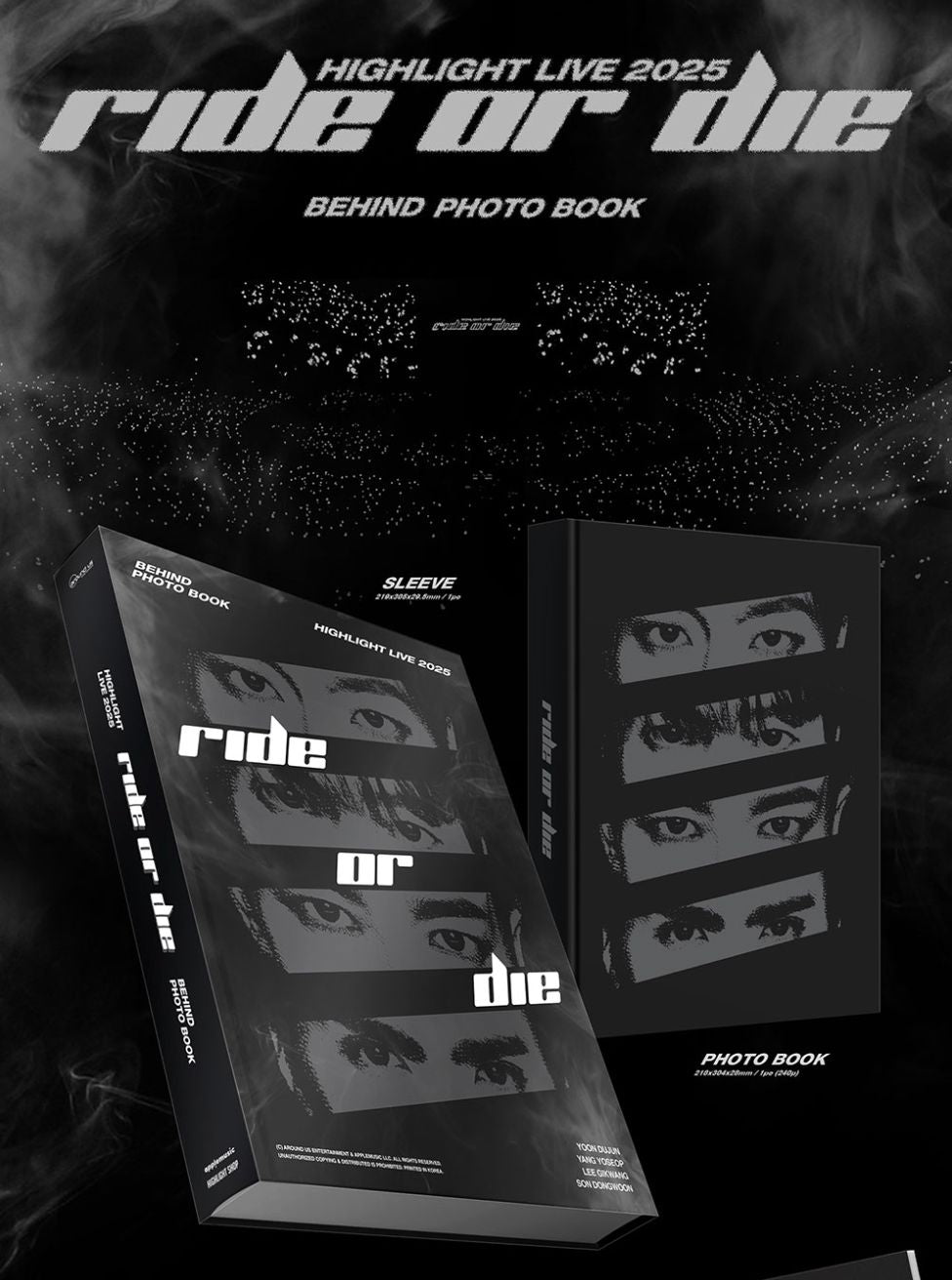 HIGHLIGHT - HIGHLIGHT LIVE 2025 (RIDE OR DIE) BEHIND PHOTO BOOK Nolae
