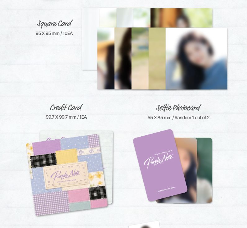 HYOJUNG (OH MY GIRL) - PURPLE NOTE (KIT VER.)