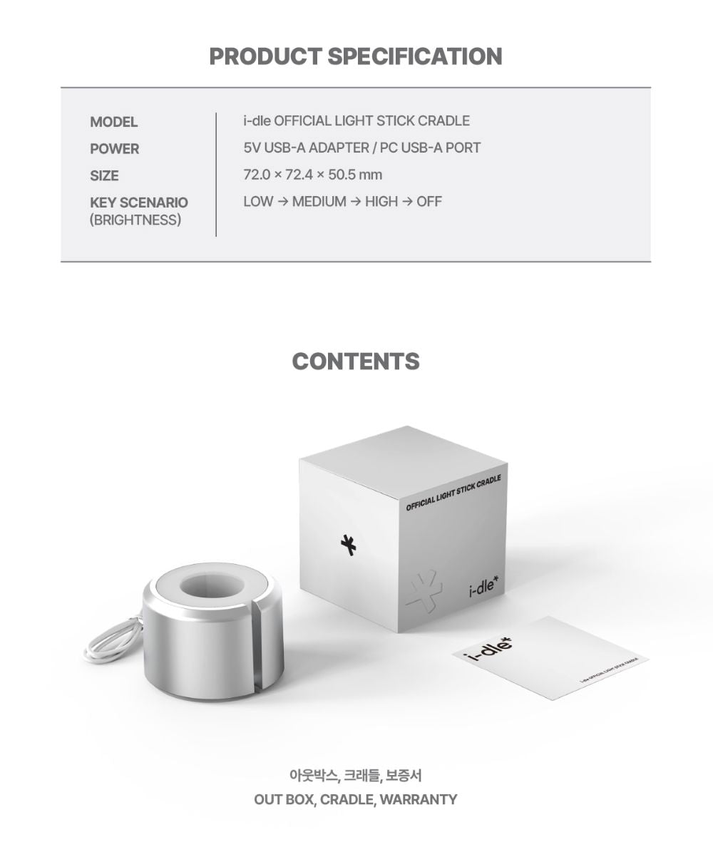 Buy (G)I-DLE Lightstick Ver.3 Cradle – Holder | Nolae