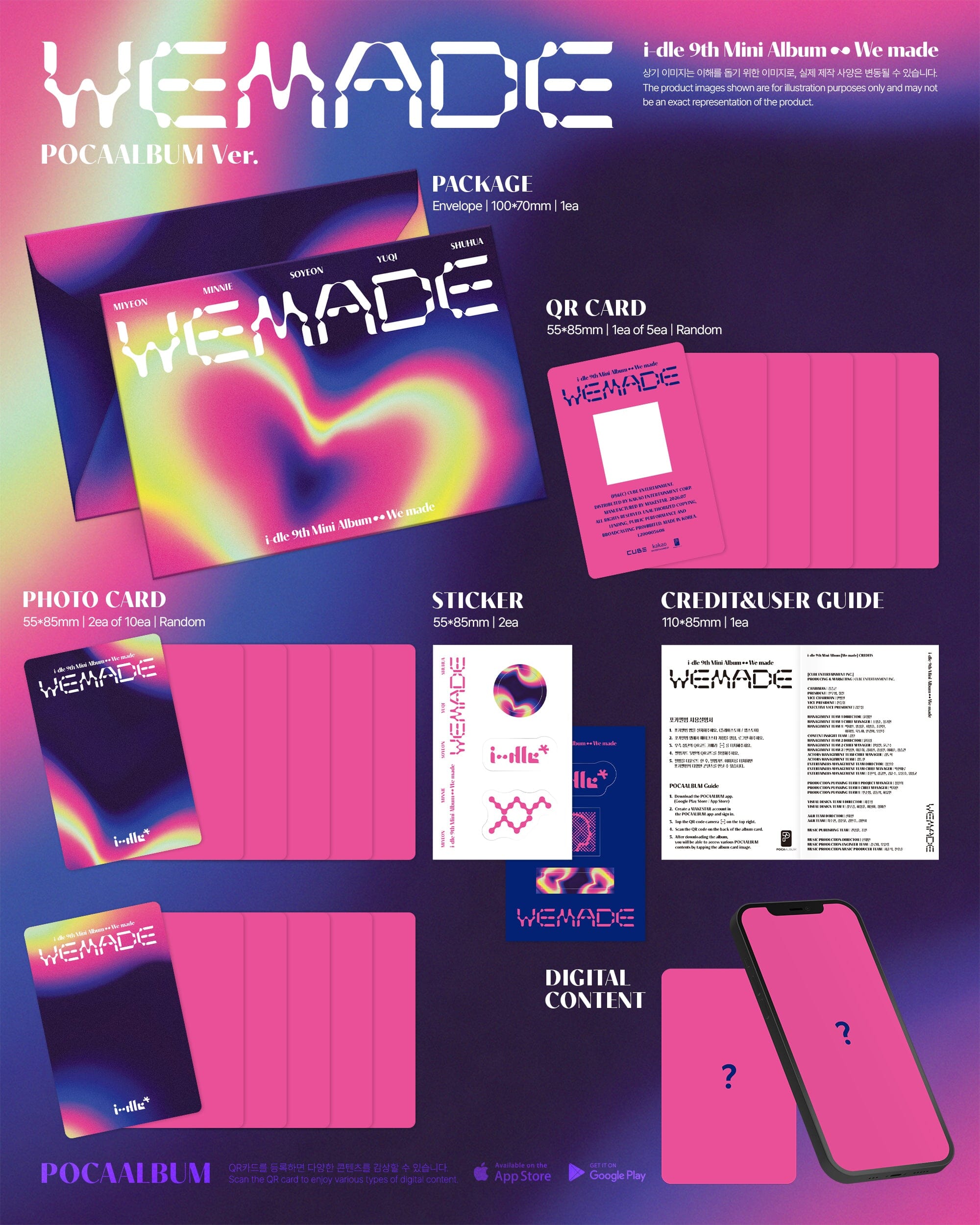 I-DLE - WE MADE (POCA ALBUM VER.) Nolae