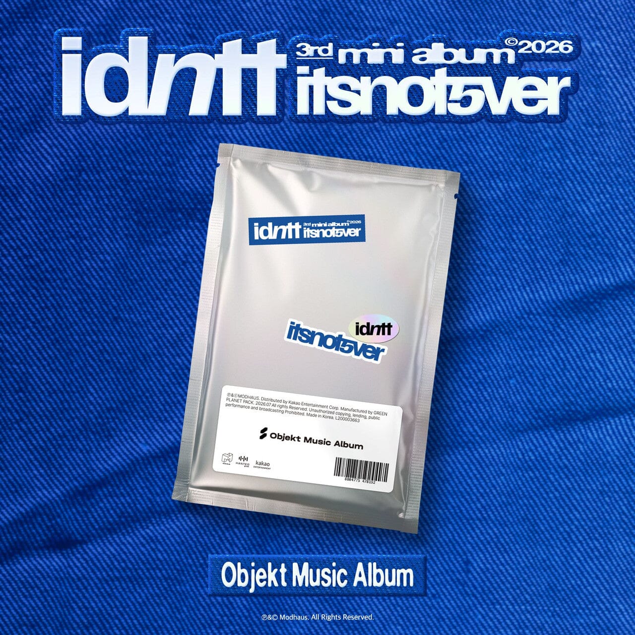 IDNTT - ITSNOTOVER (OBJEKT MUSIC ALBUM) Nolae