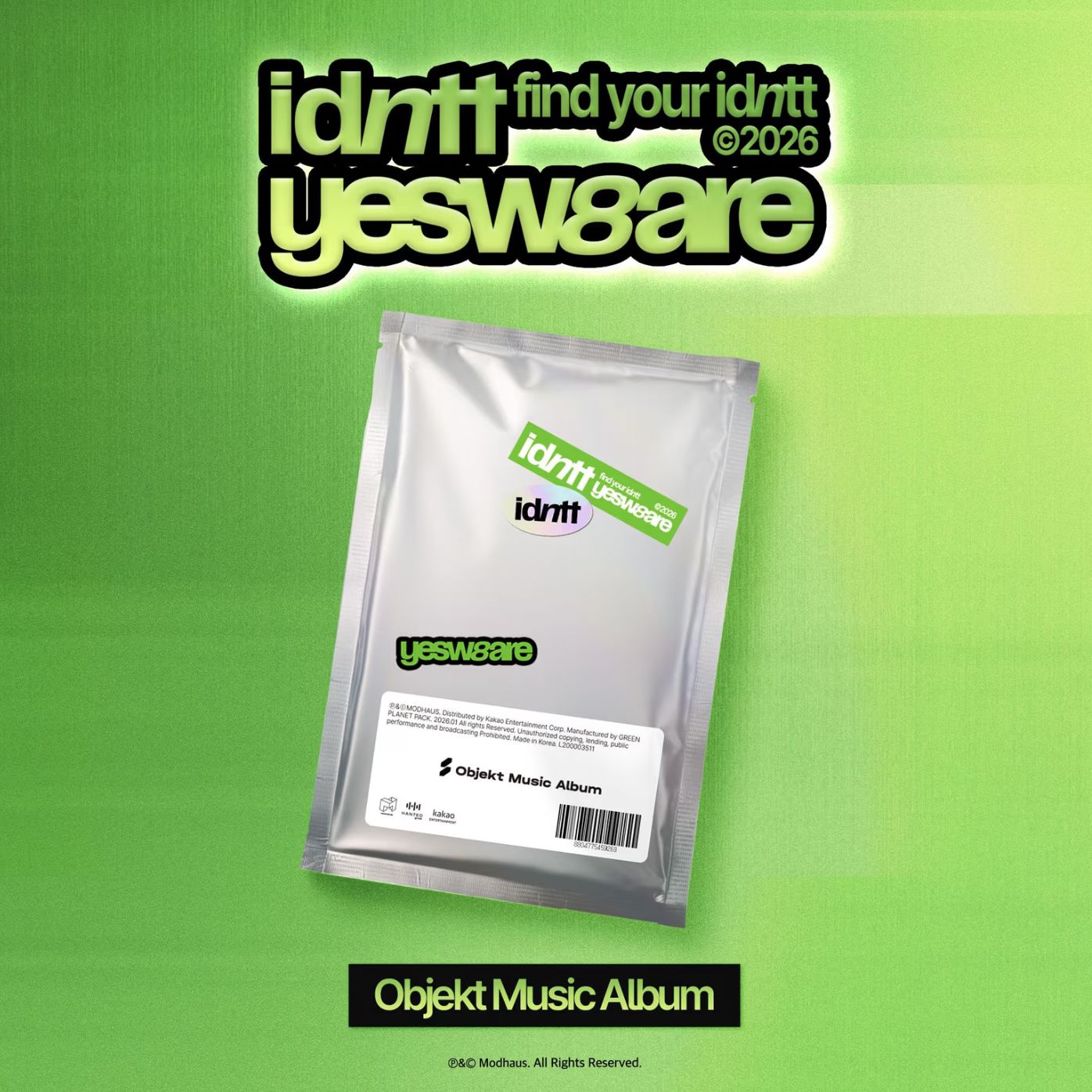 IDNTT - YESWEARE (OBJEKT MUSIC ALBUM) Nolae