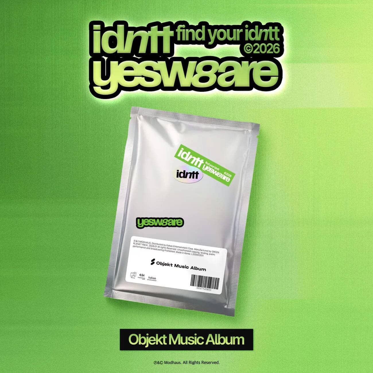 IDNTT - YESWEARE (OBJEKT MUSIC ALBUM)