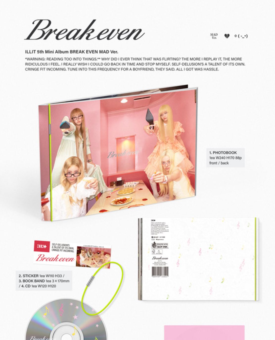 ILLIT - BREAK EVEN + Apple Music Gift Nolae