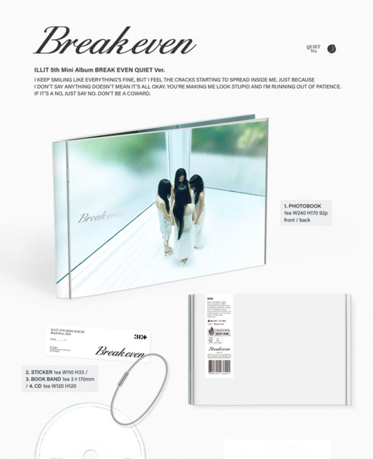 ILLIT - BREAK EVEN + Apple Music Gift Nolae