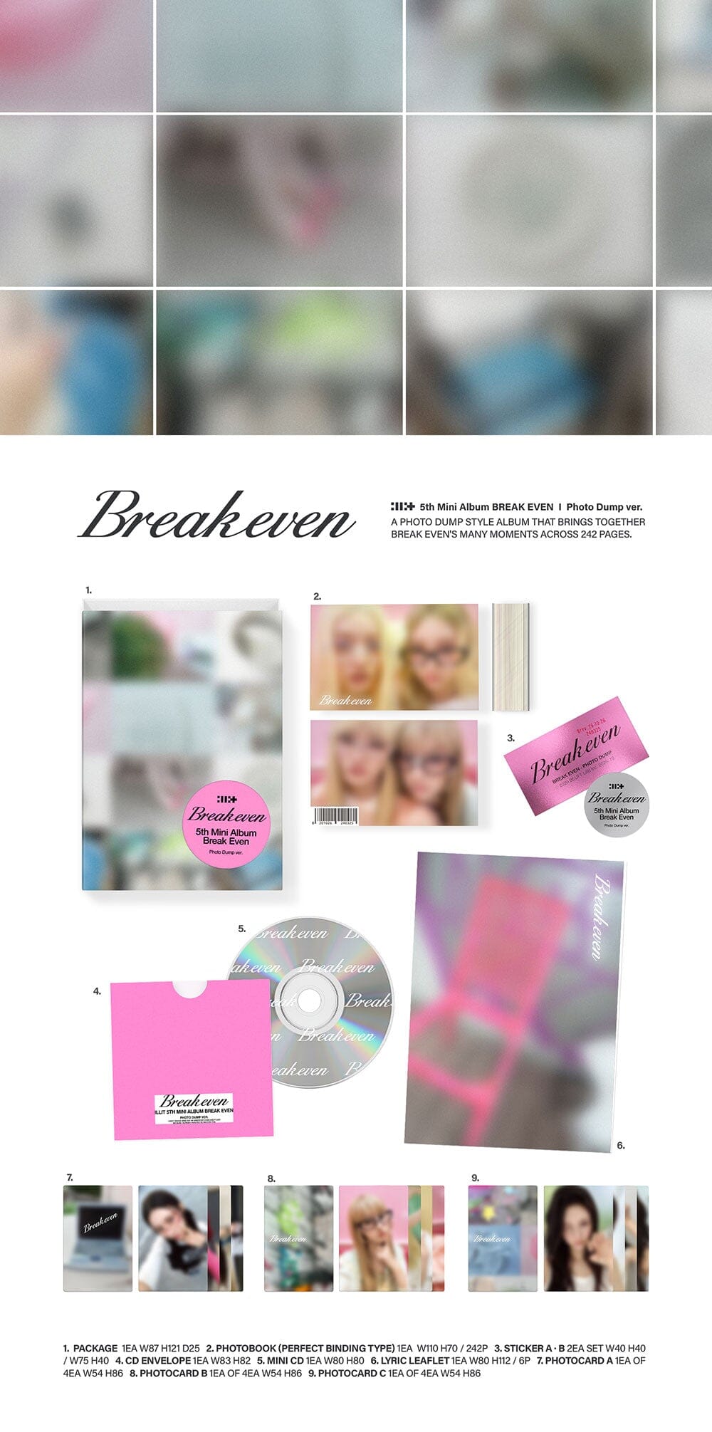 ILLIT - BREAK EVEN (PHOTO DUMP VER.) Nolae