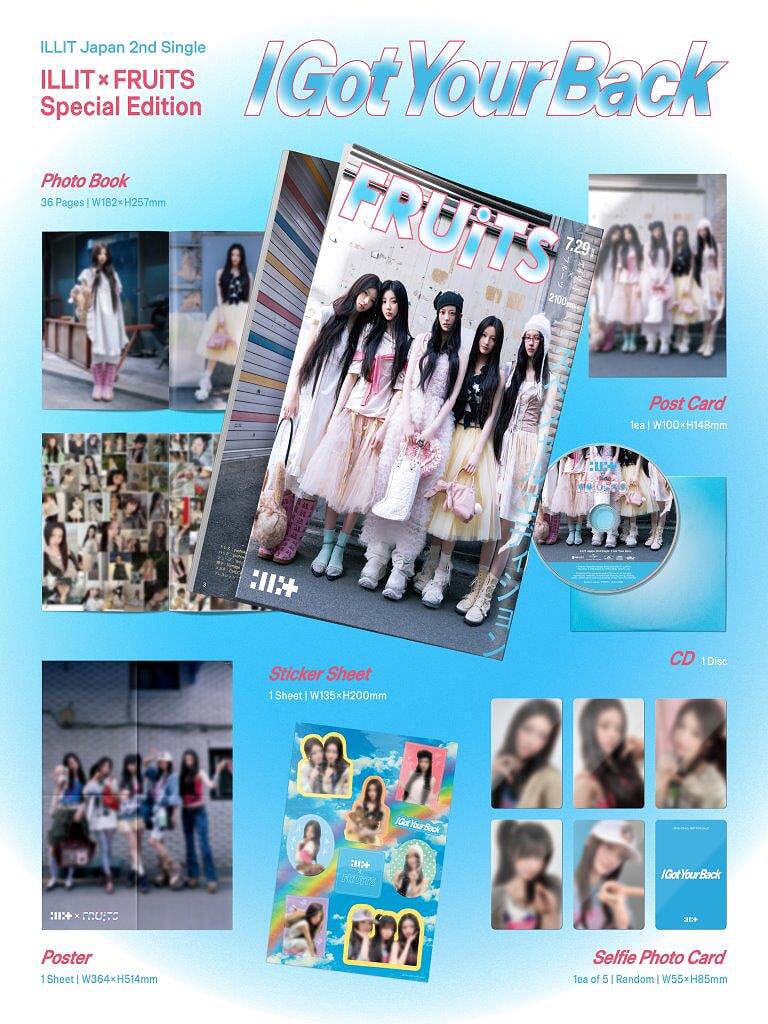ILLIT - I GOT YOUR BACK (JAPAN 2ND SINGLE) + Weverse Gift Nolae