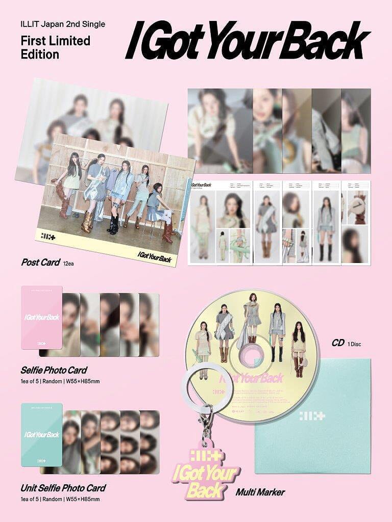 ILLIT - I GOT YOUR BACK (JAPAN 2ND SINGLE) + Weverse Gift Nolae
