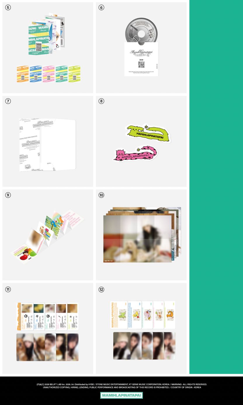 ILLIT - MAMIHLAPINATAPAI (PAW PAW VER.) SET + Weverse Gift