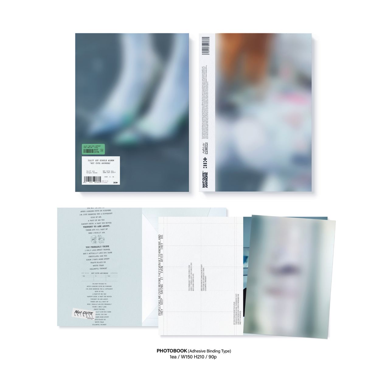 ILLIT - NOT CUTE ANYMORE (STANDARD + WEVERSE ALBUMS SET) + Weverse Gif