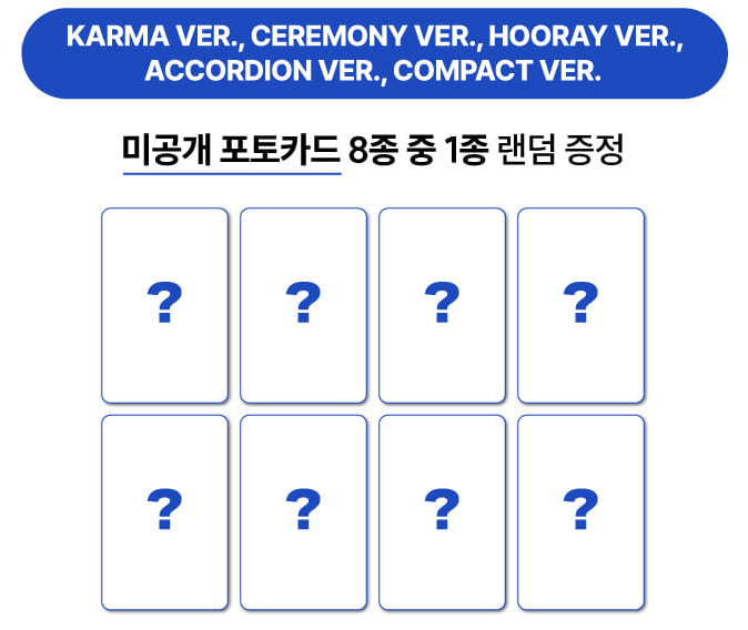 STRAY KIDS - KARMA (COMPACT VER.) + Soundwave Photocard