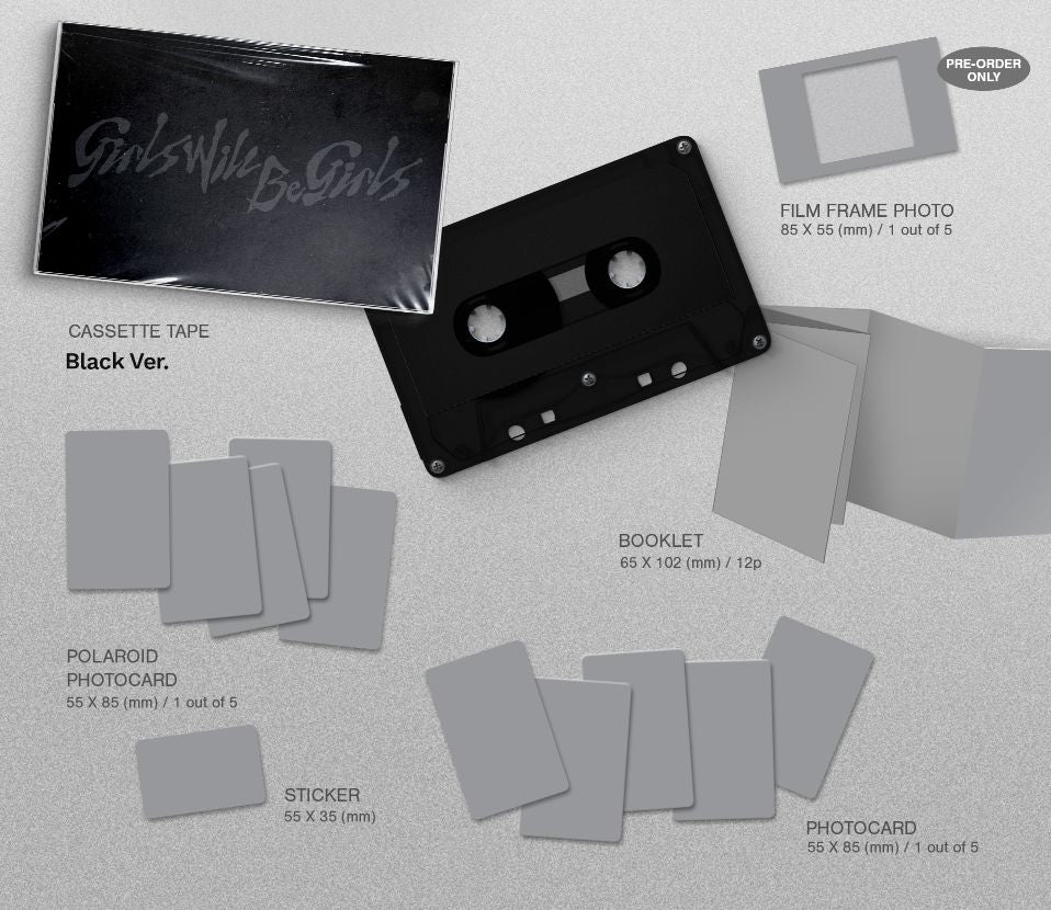 ITZY - GIRLS WILL BE GIRLS (CASSETTE TAPE VER.) Nolae