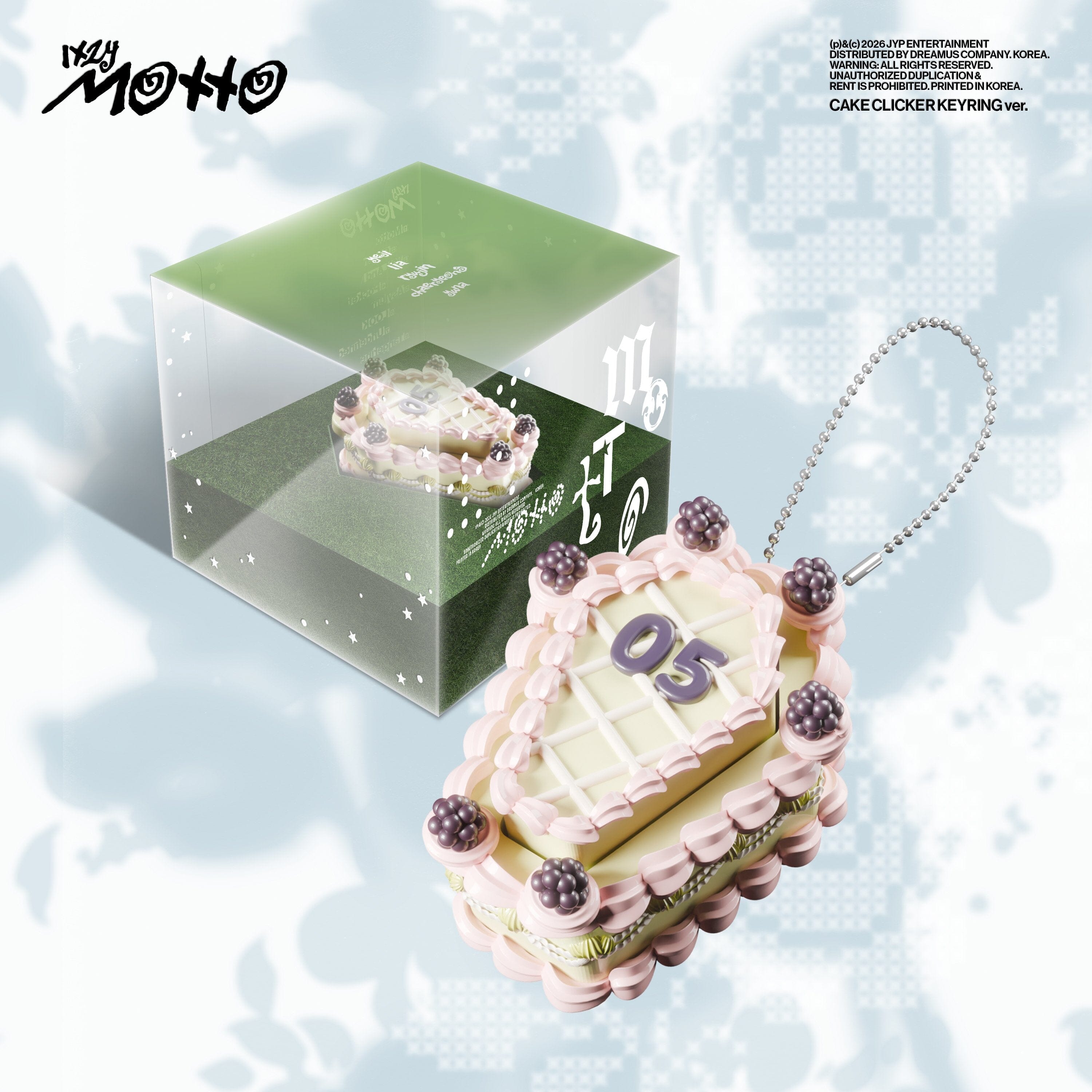 ITZY - MOTTO (CAKE CLICKER KEYRING VER.) Nolae