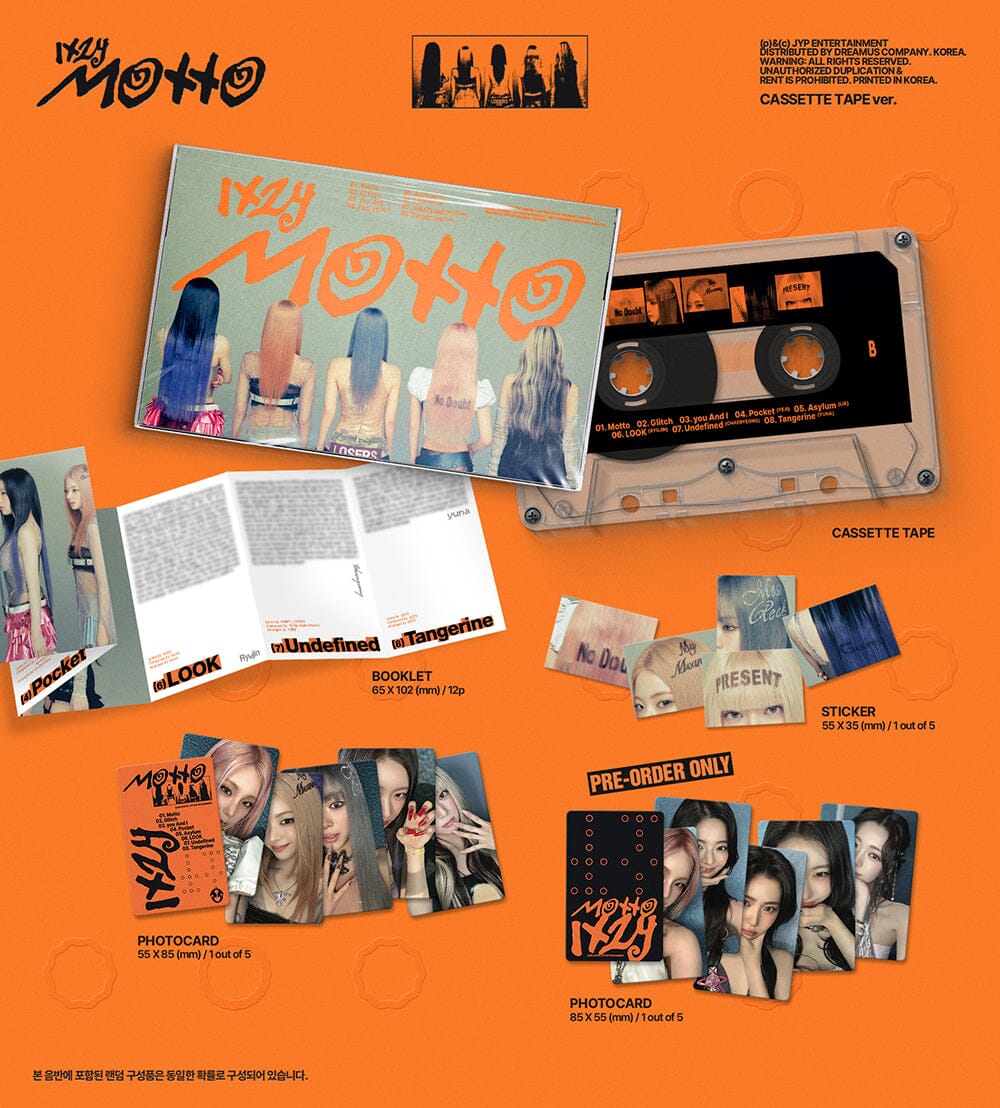 ITZY - MOTTO (CASSETTE TAPE VER.)